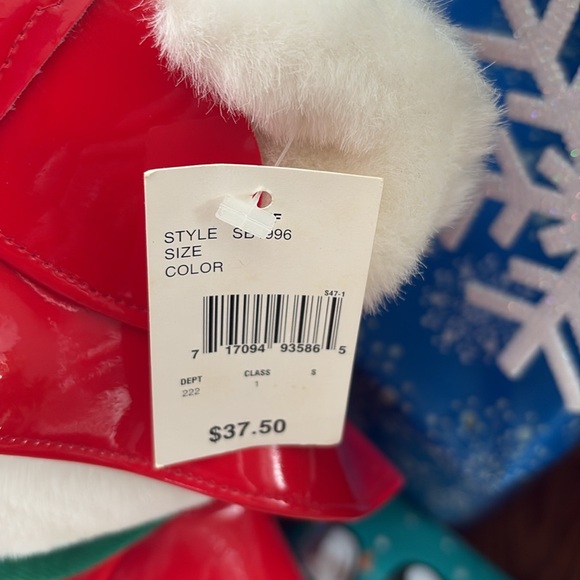 1996 Dayton’s Santa Bear New with Tag Vintage Fireman Stuffed Santa Bear - Picture 3 of 7